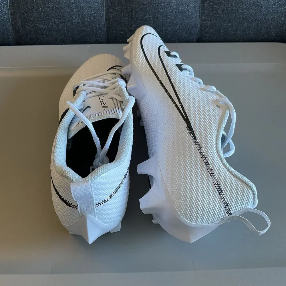 14 W Men - Nike Vapor Edge Speed 360 2 Carbon FF PE White Black Football Cleats